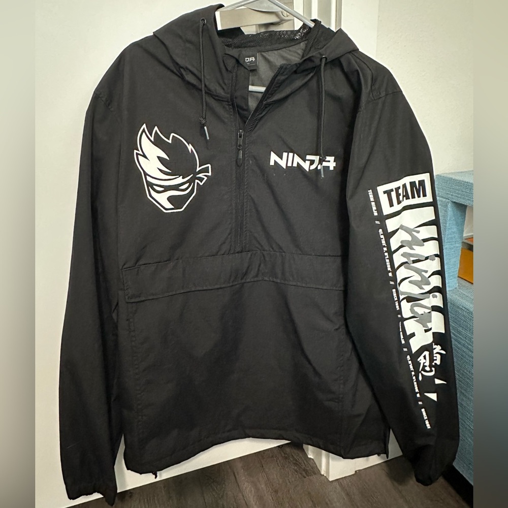 Ninja Black Hooded Jacket (Large)